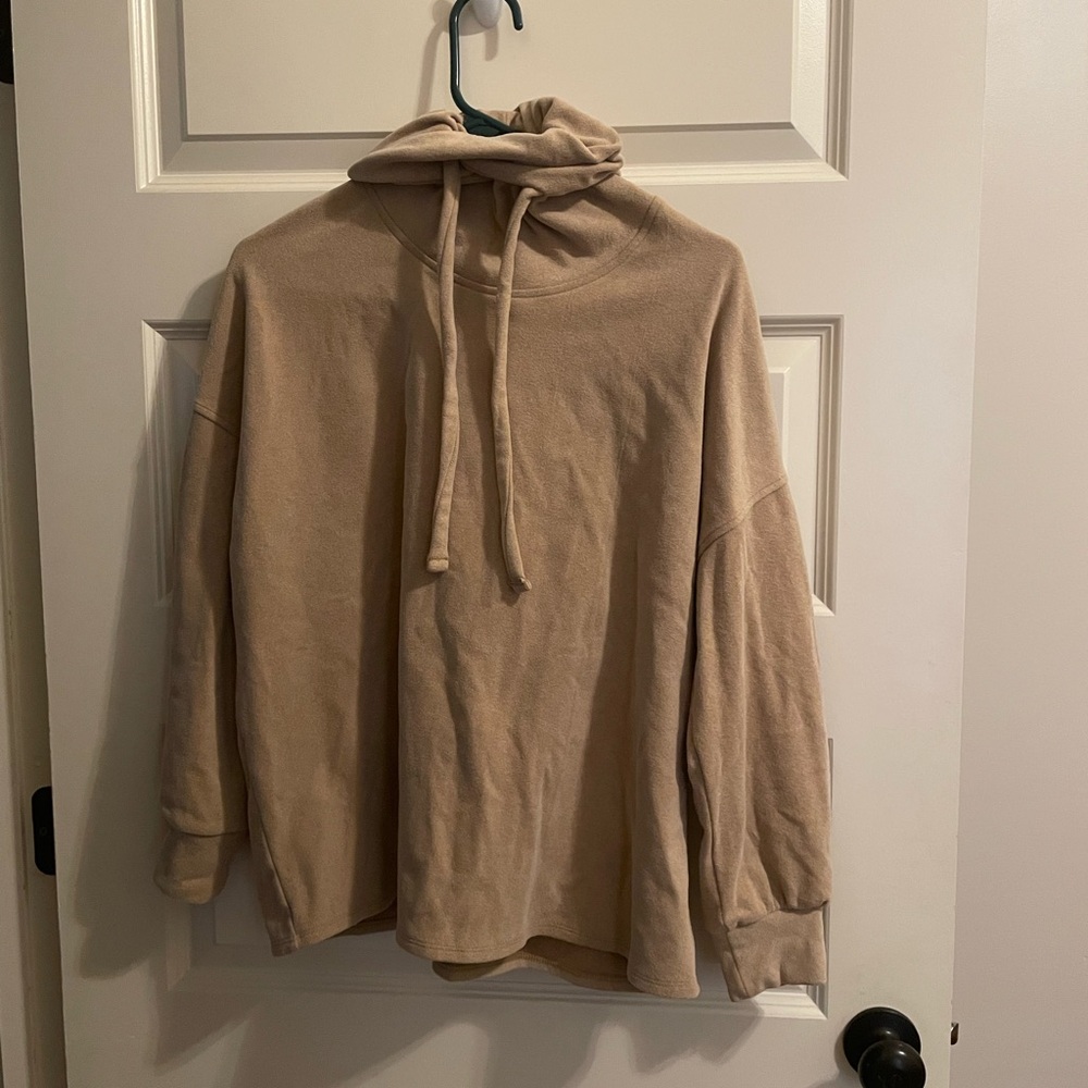 Cherish Turtleneck Sweater in Tan with Cozy Knit Design